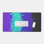 Trippy Golvende Abstract Alexigender Pride Vlag Bureaumat (Keyboard & Muis)