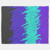Trippy Golvende Abstract Alexigender Pride-vlag Fleece Deken (Voorkant (Horizontaal))