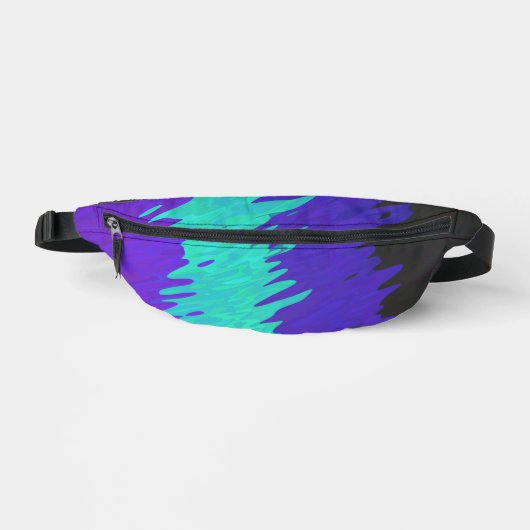 Trippy Golvende Abstract Alexigender Pride Vlag Heuptasje (Voorkant)