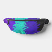 Trippy Golvende Abstract Alexigender Pride Vlag Heuptasje (Liggend)