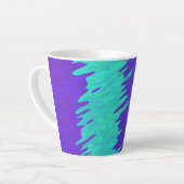 Trippy Golvende Abstract Alexigender Pride-vlag Latte Mok (Linkerhoek)
