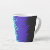 Trippy Golvende Abstract Alexigender Pride-vlag Latte Mok (Rechterhoek)