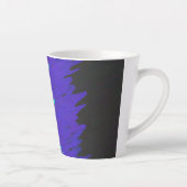 Trippy Golvende Abstract Alexigender Pride-vlag Latte Mok (Rechts)