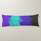 Trippy Golvende Abstract Alexigender Pride-vlag Lichaamskussen (Achterkant)