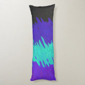 Trippy Golvende Abstract Alexigender Pride-vlag Lichaamskussen (Achterkant (Verticaal))