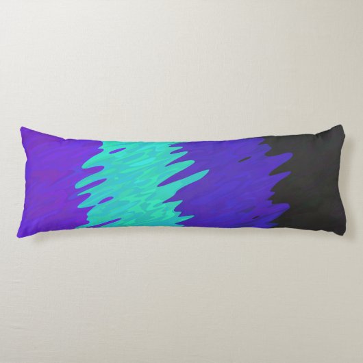 Trippy Golvende Abstract Alexigender Pride-vlag Lichaamskussen (Voorkant)