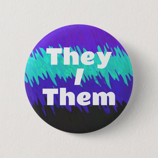 Trippy Golvende Abstract Alexigender Pride-vlag Ronde Button 5,7 Cm (Voorkant)