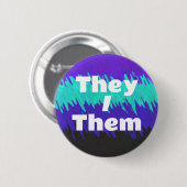Trippy Golvende Abstract Alexigender Pride-vlag Ronde Button 5,7 Cm (Voorkant /achterkant)