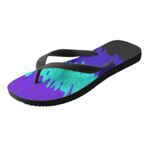 Trippy Golvende Abstract Alexigender Pride-vlag Teenslippers
