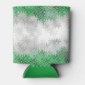 Trippy Golvende Abstracte Grayromantische Pride Vl Blikjeskoeler (Voorkant)