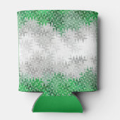 Trippy Golvende Abstracte Grayromantische Pride Vl Blikjeskoeler (Achterkant)