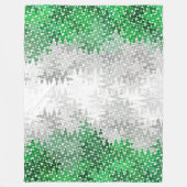 Trippy Golvende Abstracte Grayromantische Pride Vl Fleece Deken (Voorkant)