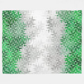 Trippy Golvende Abstracte Grayromantische Pride Vl Fleece Deken (Voorkant (Horizontaal))