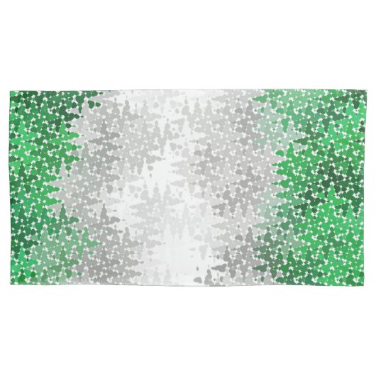 Trippy Golvende Abstracte Grayromantische Pride Vl Kussensloop (Voorkant-Links)