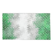 Trippy Golvende Abstracte Grayromantische Pride Vl Kussensloop (Achterkant-Links)