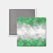 Trippy Golvende Abstracte Grayromantische Pride Vl Magneet (Voorkant / Achterkant)