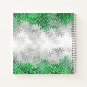 Trippy Golvende Abstracte Grayromantische Pride Vl Notitieboek (Achterkant)