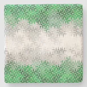 Trippy Golvende Abstracte Grayromantische Pride Vl Stenen Onderzetter