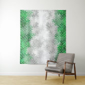 Trippy Golvende Abstracte Grayromantische Pride Vl Wandkleed (In situ)