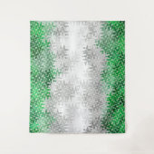 Trippy Golvende Abstracte Grayromantische Pride Vl Wandkleed (Voorkant)