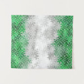 Trippy Golvende Abstracte Grayromantische Pride Vl Wandkleed (Voorkant (horizontaal))