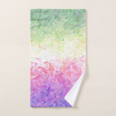 Trippy Groovy Boho Abstract Genderdoe Pride Vlag Bad Handdoek (Handdoek)