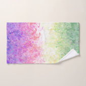 Trippy Groovy Boho Abstract Genderdoe Pride Vlag Bad Handdoek (Handdoek)