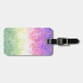 Trippy Groovy Boho Abstract Genderdoe Pride Vlag Bagagelabel (Voorkant horizontaal)