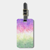 Trippy Groovy Boho Abstract Genderdoe Pride Vlag Bagagelabel (Voorkant verticaal)
