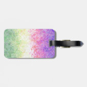 Trippy Groovy Boho Abstract Genderdoe Pride Vlag Bagagelabel (Achterkant horizontaal)