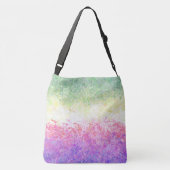 Trippy Groovy Boho Abstract Genderdoe Pride Vlag Crossbody Tas (Achterkant)