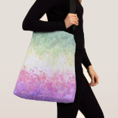 Trippy Groovy Boho Abstract Genderdoe Pride Vlag Crossbody Tas (Dichtbij)