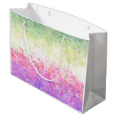 Trippy Groovy Boho Abstract Genderdoe Pride Vlag Groot Cadeauzakje (Achterkant Gekanteld)