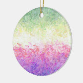 Trippy Groovy Boho Abstract Genderdoe Pride Vlag Keramisch Ornament (Links)