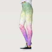 Trippy Groovy Boho Abstract Genderdoe Pride Vlag Leggings (Links)