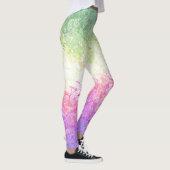 Trippy Groovy Boho Abstract Genderdoe Pride Vlag Leggings (Rechts)