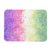 Trippy Groovy Boho Abstract Genderdoe Pride Vlag Magneet (Horizontaal)