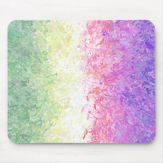 Trippy Groovy Boho Abstract Genderdoe Pride Vlag Muismat (Voorkant)