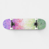 Trippy Groovy Boho Abstract Genderdoe Pride Vlag Persoonlijk Skateboard (Horizontaal)