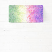 Trippy Groovy Boho Abstract Genderdoe Pride Vlag Spandoek (Insitu)