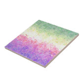 Trippy Groovy Boho Abstract Genderdoe Pride Vlag Tegeltje (Zijkant)