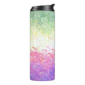Trippy Groovy Boho Abstract Genderdoe Pride Vlag Thermosbeker (Gedraaid links)