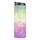 Trippy Groovy Boho Abstract Genderdoe Pride Vlag Thermosbeker (Geroteerd rechts)