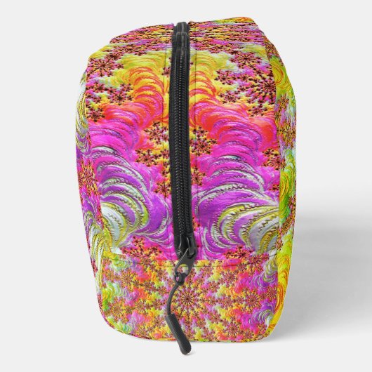 Trippy Groovy Funky Psychedelic Fractal Burst Toilettasje (Rechts)
