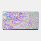 Trippy Groovy Kleurrijke Blobs Digitale Abstracte  Bureaumat (Voorkant)