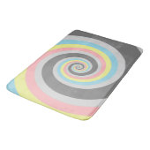 Trippy Groovy Spiraal Abstract Demiflux Pride Vlag Badmat (Gekanteld)
