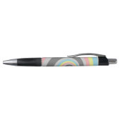 Trippy Groovy Spiraal Abstract Demiflux Pride Vlag Pen (Bovenkant)