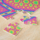 Trippy Groovy Wiskundige Geometrische Fractal Tree Legpuzzel (Zijkant)