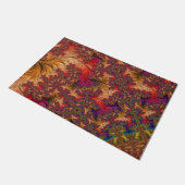 Trippy Heldere Schitterende Vertakkende Abstracte Deurmat (Schuin)