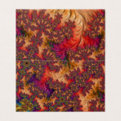 Trippy Heldere Schitterende Vertakkende Abstracte Kaart (Buitenkant ongevouwen)